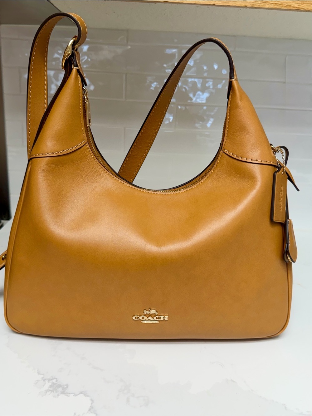 Coach Ella Shoulder Bag in Brown CCE48 NWT